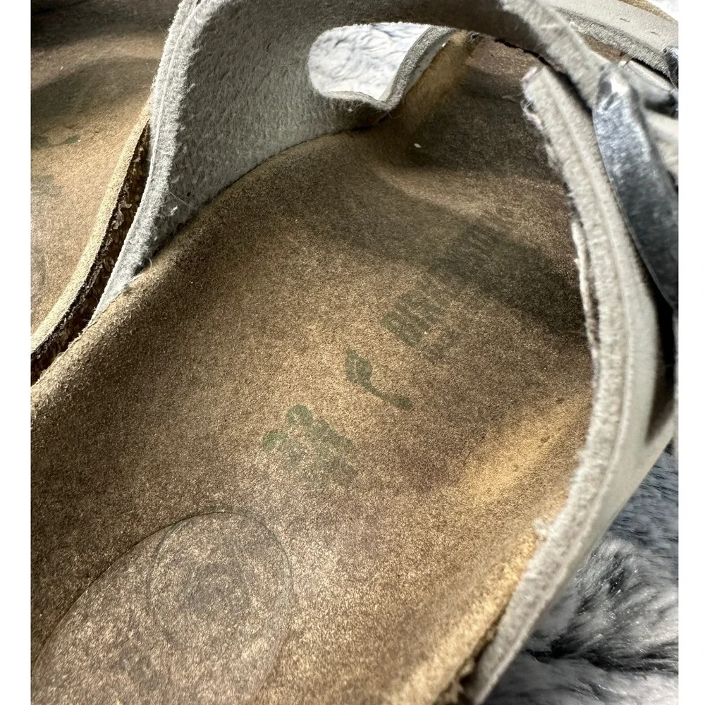 Birkenstock Arizona Slide Sandals Gray Double Buckle / Kids 32 US 1-1.5